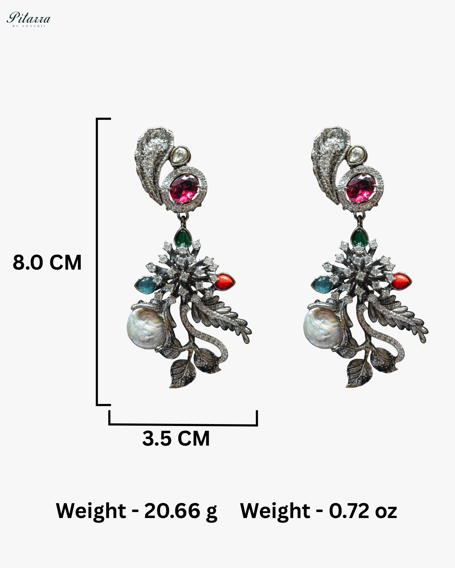 Multicolored in Victorian polish Necklace set