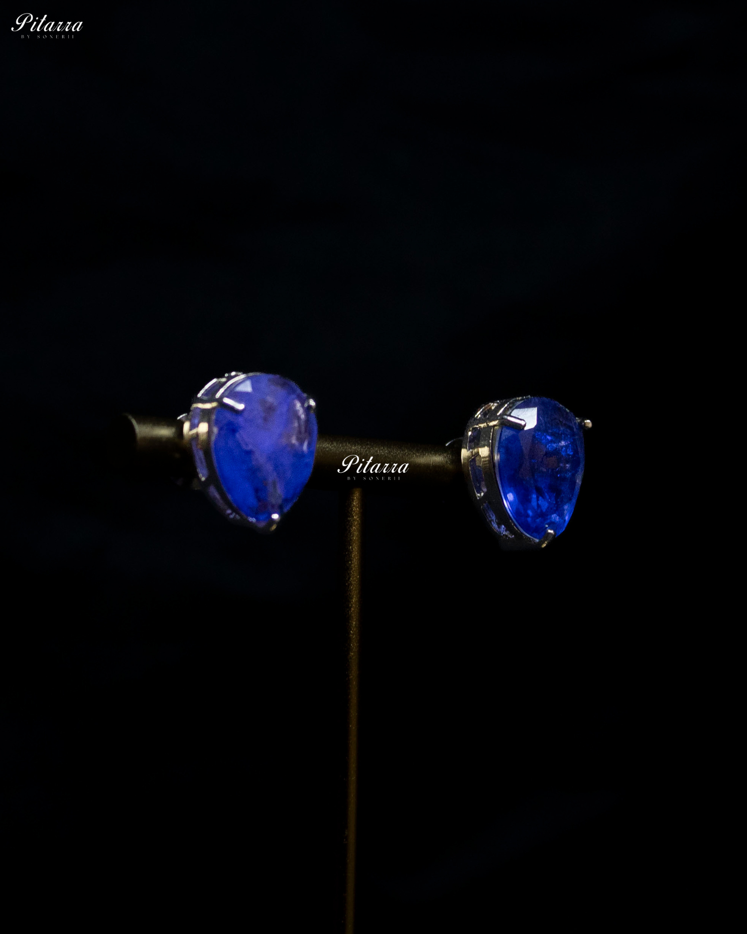 Blue Stone CZ Crystal Choker Set