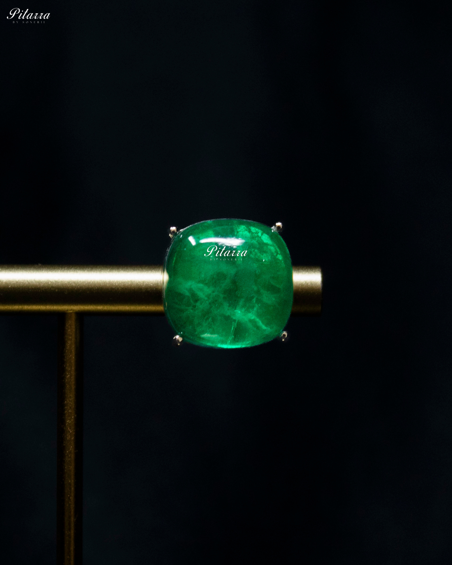 Emerald Drop Style Statement Crystal Necklace Set