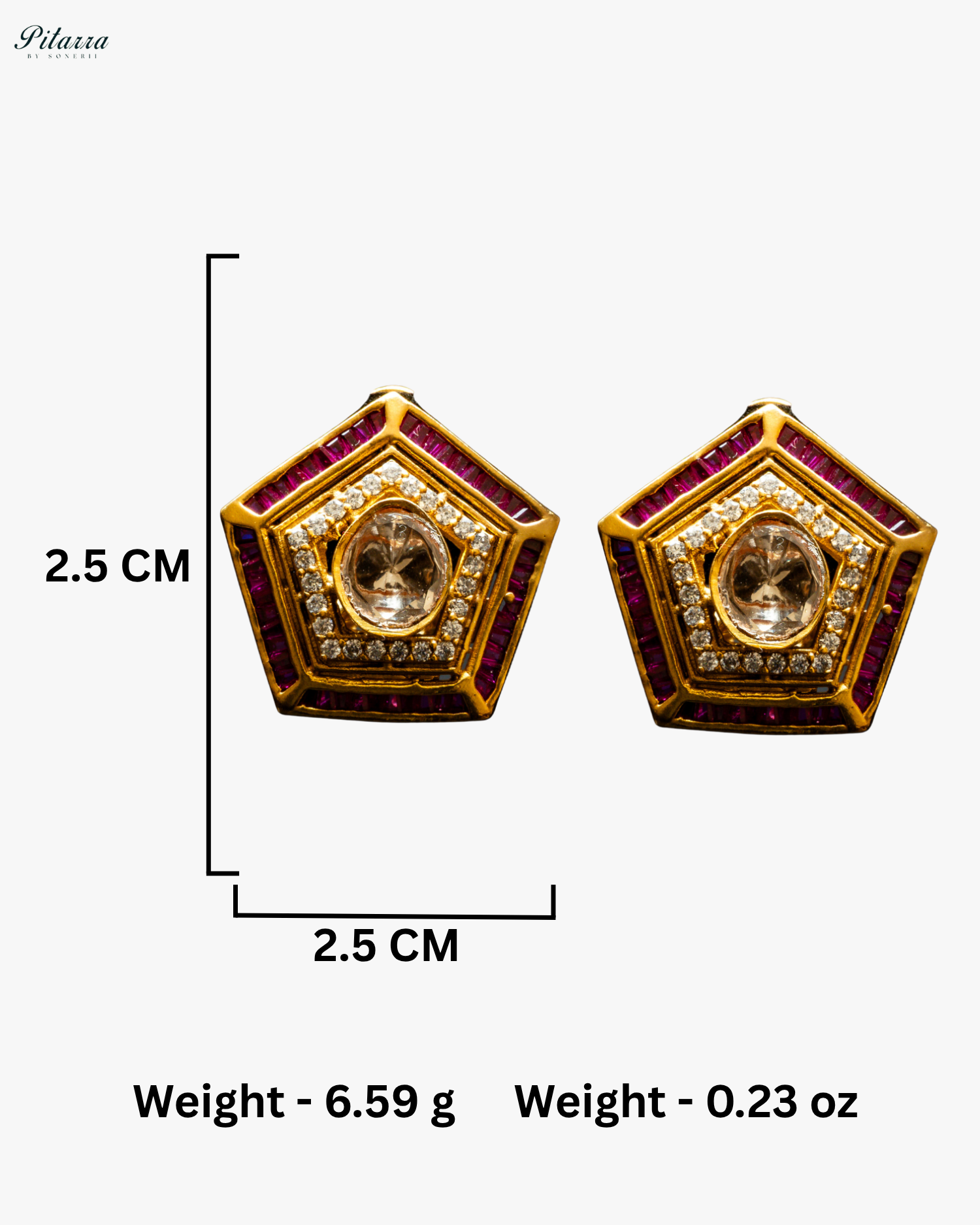Pink Layer Gold Polki Kundan Necklace Set