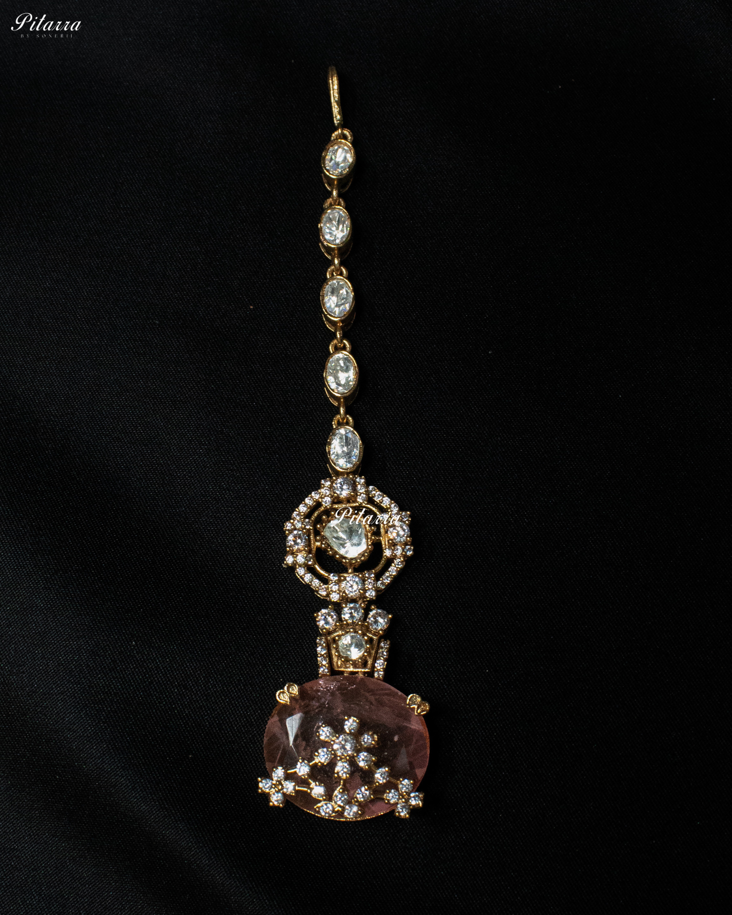 Multicolor Big Stone Victorian Polki Kundan Necklace Set