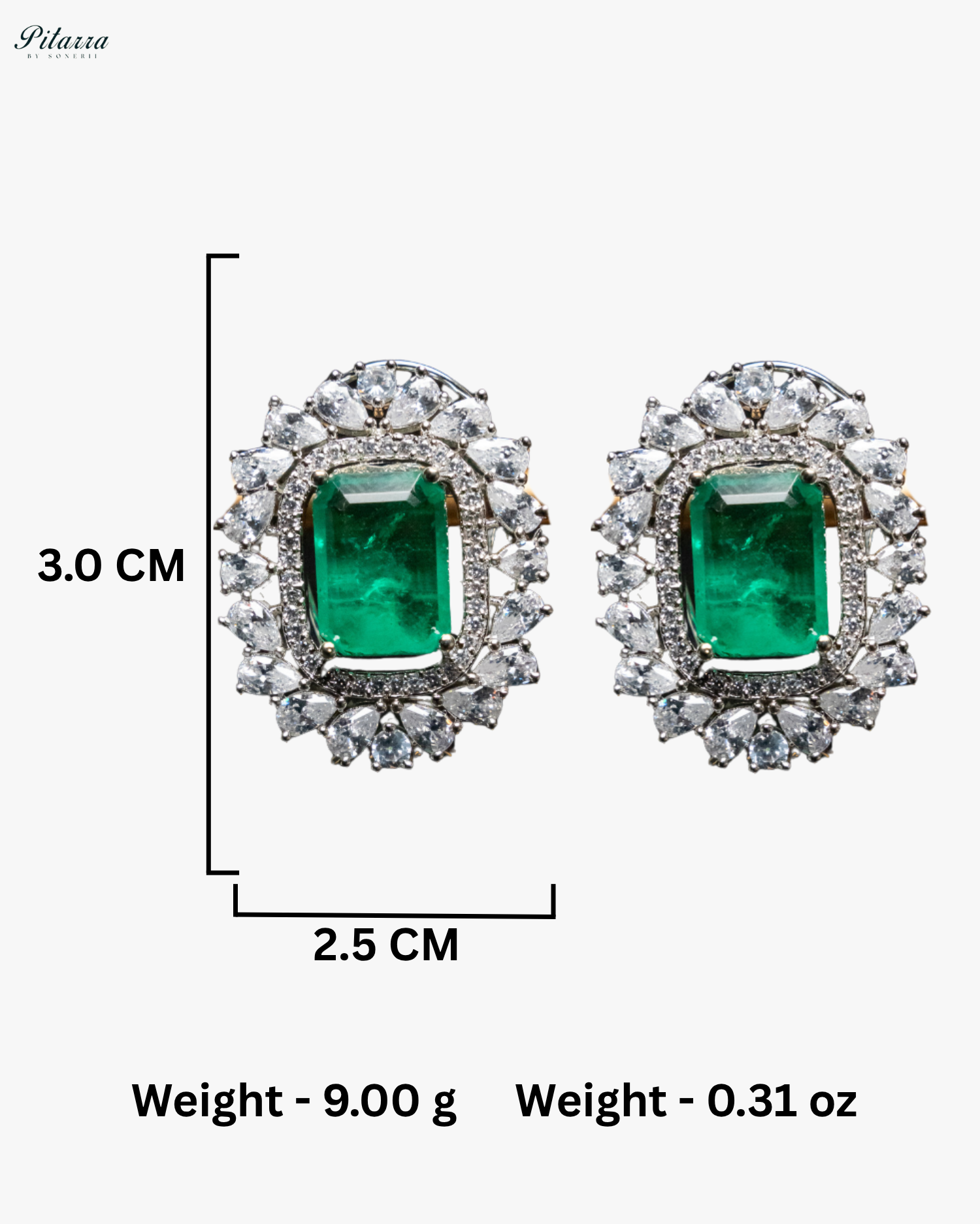 Green Cubic Zircon Choker Set