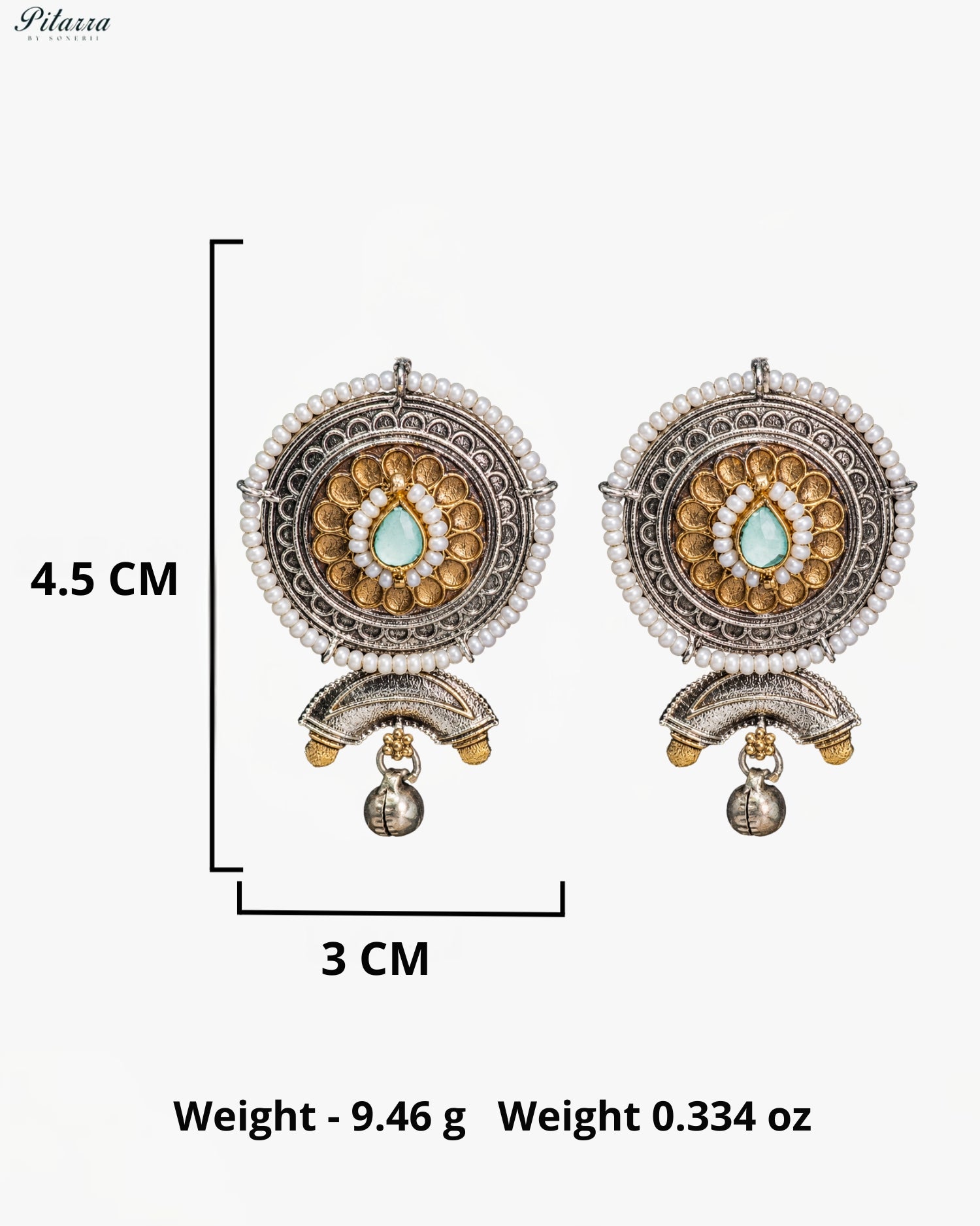 Royal Heritage Silver Look Alike Statement Necklace Set