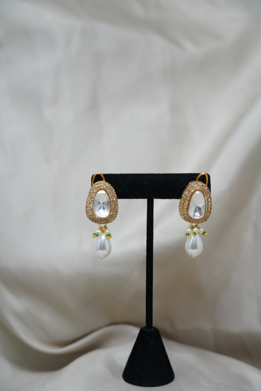 Gorgeous Emerald Women Earrings