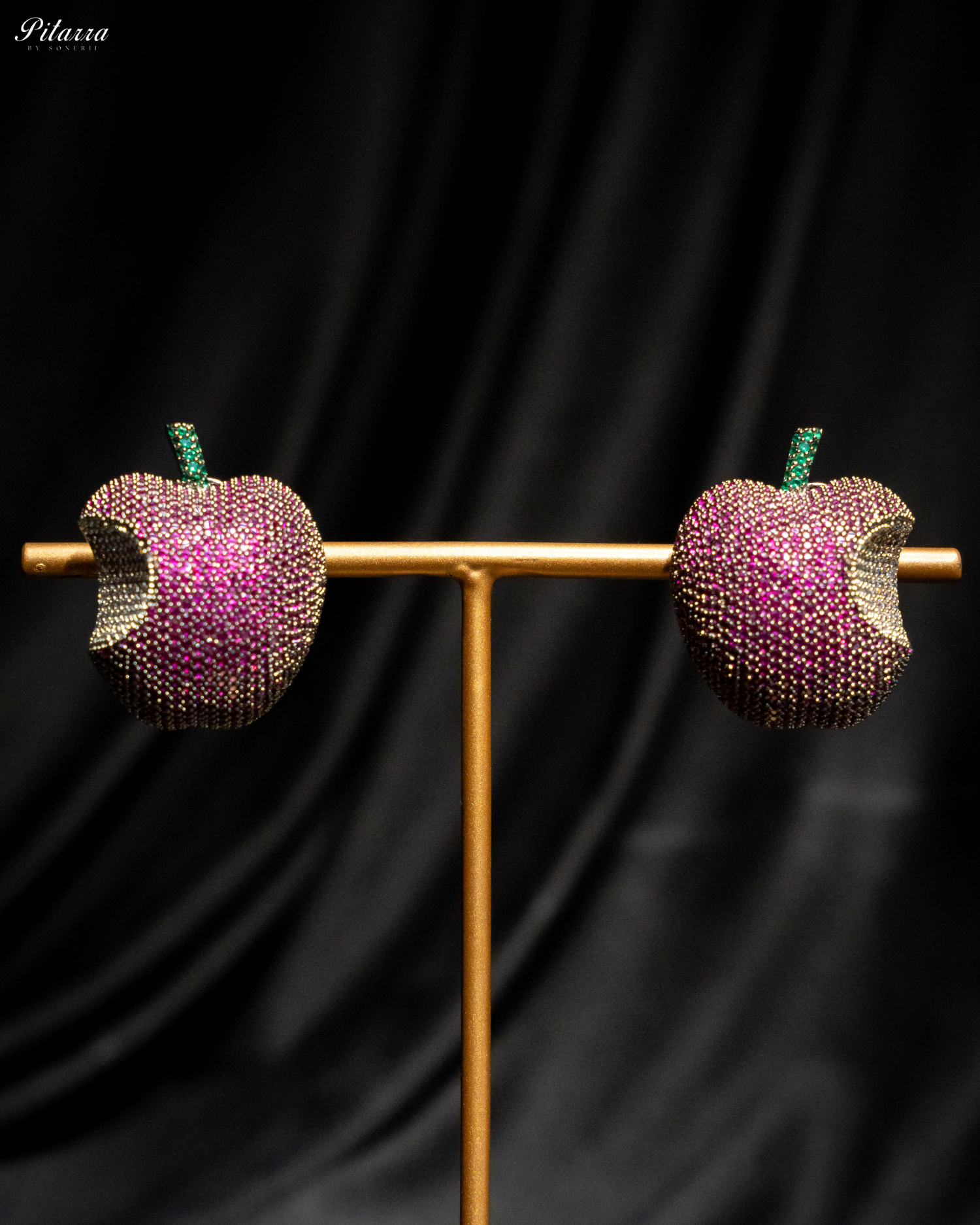 Pink Victorian Polish Earrings_Front Image