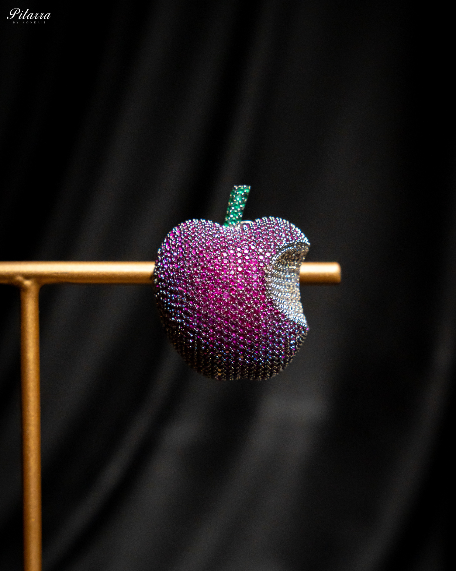 Pink Victorian Polish Earrings_Zoom Angle