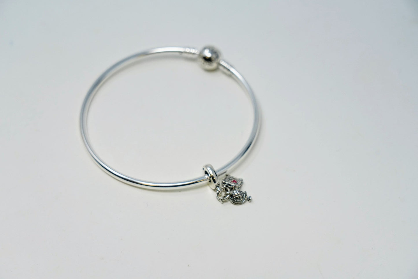 Sterling Silver Bracelet With Charm