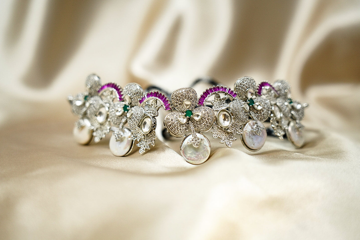 Elegant Kundan and Bright Stones Necklace