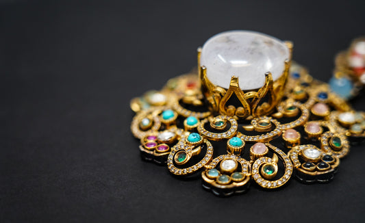 Antique Victorian Multi Stone Necklace
